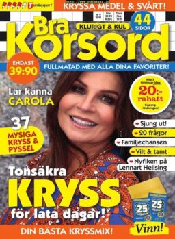 Bra Korsord – 06 augusti 2019