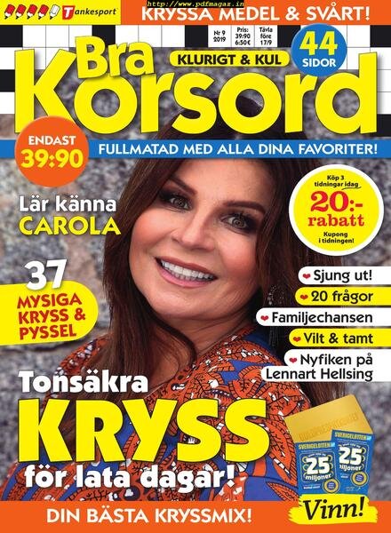 Bra Korsord – 06 augusti 2019 Cover