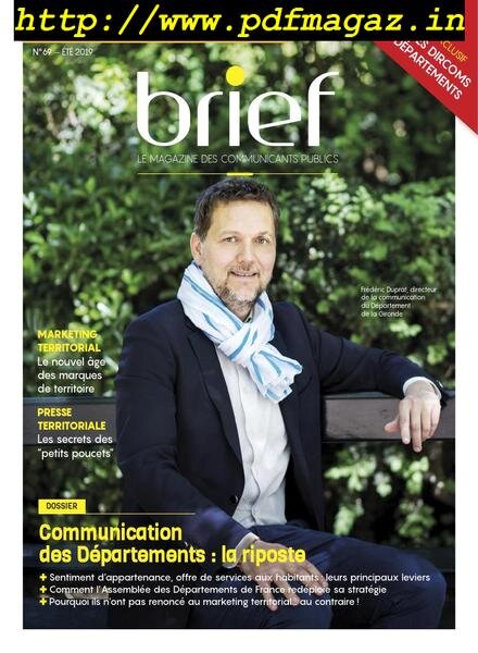 Brief Magazine – juin 2019 Cover