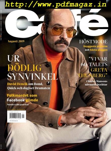 Cafe – augusti 2019 Cover