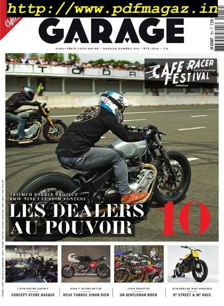 Cafe Racer – aout 2018 Cover