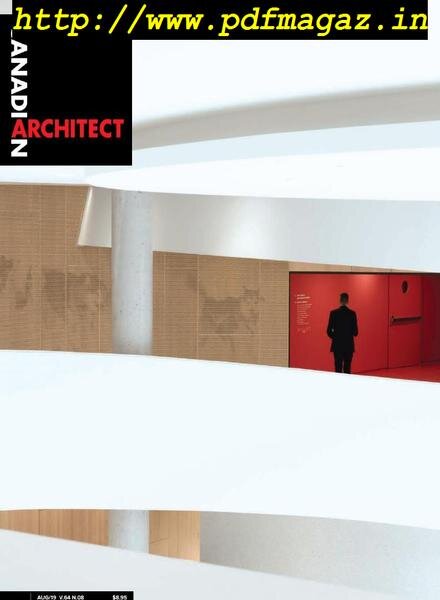 Canadian Architect – August 2019 Cover