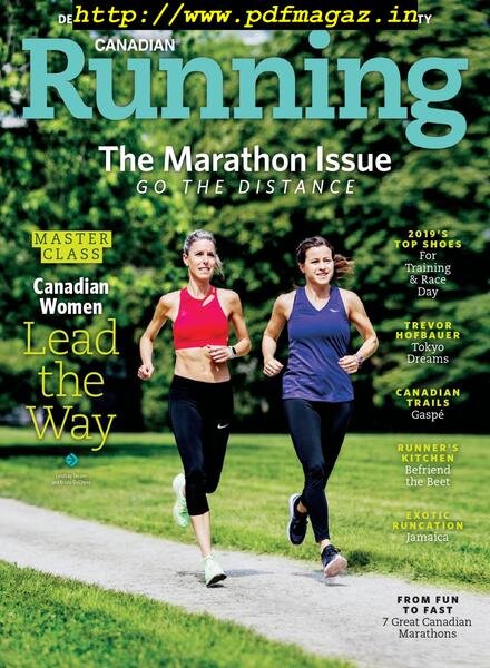 Canadian Running – September-October 2019 Cover