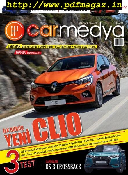 Carmedya – Temmuz 2019 Cover