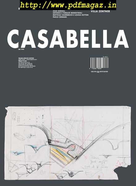 Casabella – Luglio-Agosto 2019 Cover