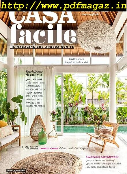 CasaFacile – agosto 2019 Cover