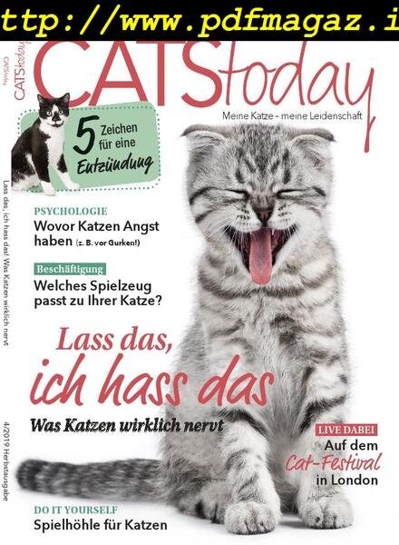 Cats Today – August 2019 Cover