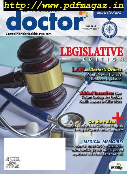 Central Florida Doctor – July 2019 Cover
