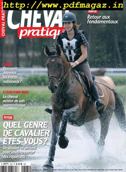 Cheval Pratique – aout 2019 Cover