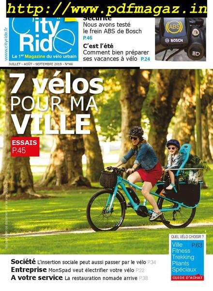 City Ride – juillet 2019 Cover