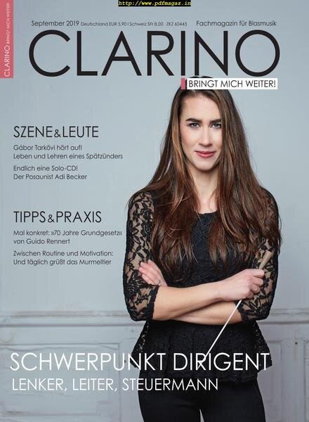 Clarino – September 2019 Cover