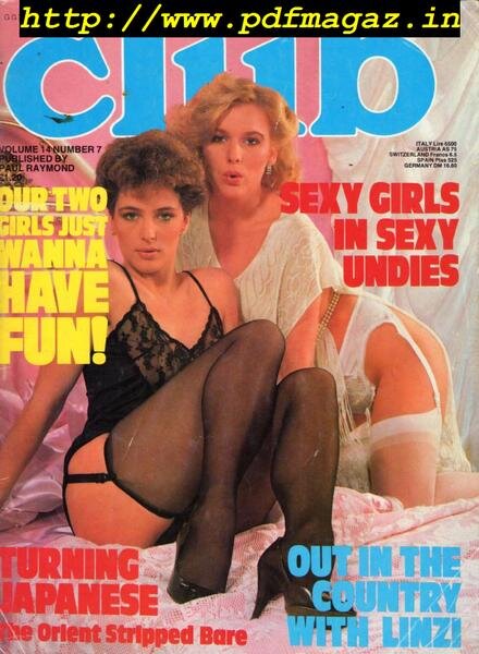 Club International – Vol 14 N 7, 1985 Cover