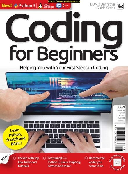 Coding for Beginners – August 2019 Cover
