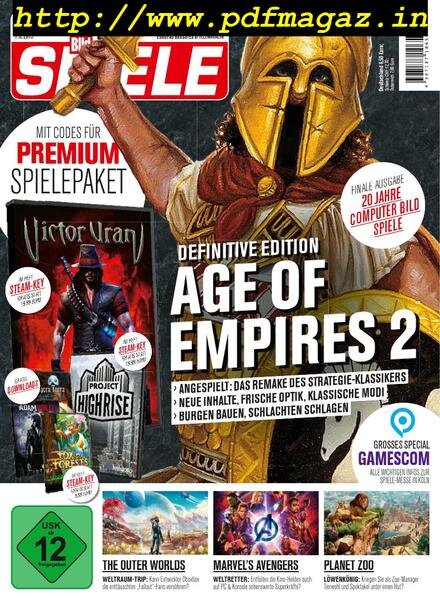 Computer Bild Spiele – August 2019 Cover
