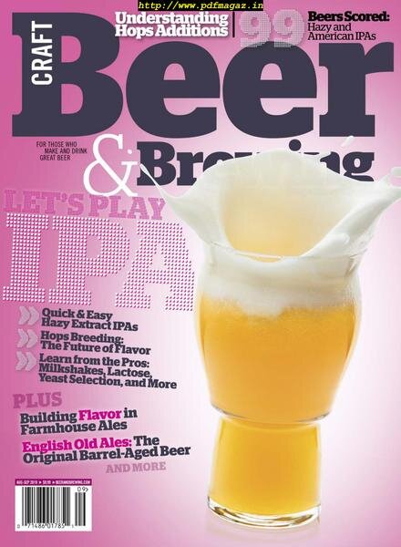 Craft Beer & Brewing – August-September 2019 Cover
