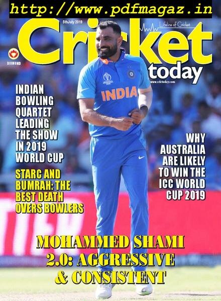 Cricket Today – 06 July 2019 Cover