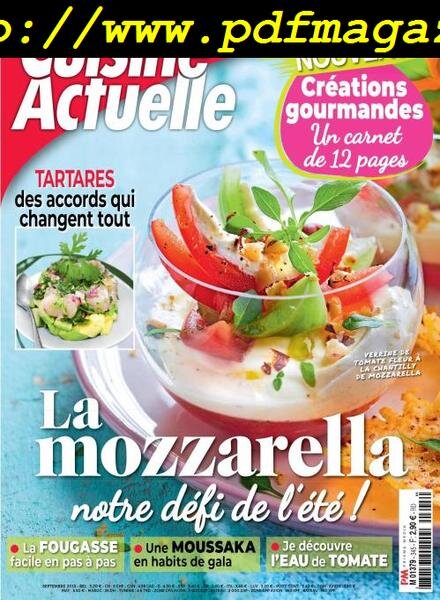 Cuisine Actuelle – Septembre 2019 Cover