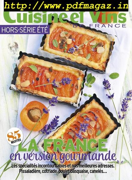 Cuisine et Vins de France – juillet 2018 Cover