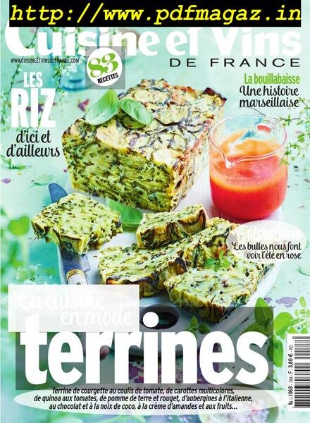 Cuisine et Vins de France – juin 2019 Cover