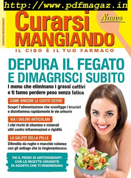 Curarsi Mangiando – Agosto 2019 Cover