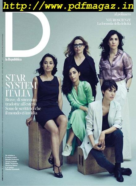 D la Repubblica – 17 Agosto 2019 Cover