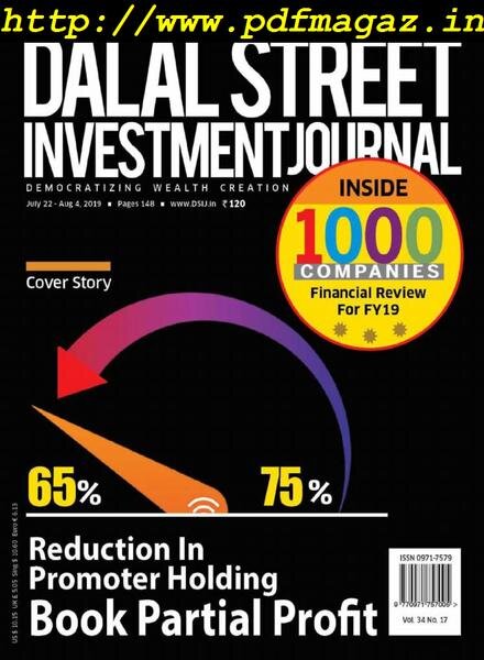 Dalal Street Investment Journal – July 20, 2019 Cover