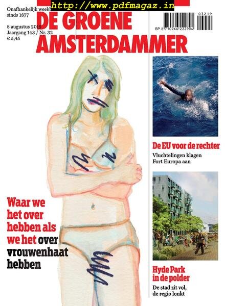 De Groene Amsterdammer – 09 augustus 2019 Cover