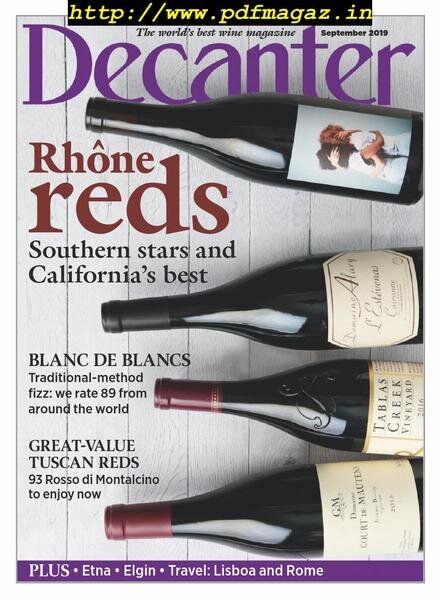 Decanter UK – September 2019 Cover
