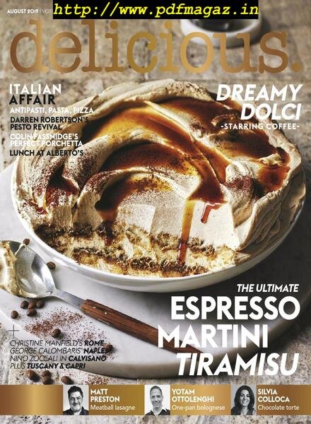 delicious Australia – August 2019 Cover