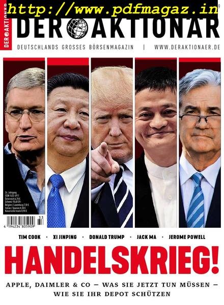 Der Aktionar – 08 August 2019 Cover