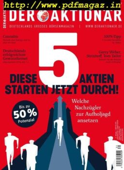 Der Aktionar – 23 Juli 2019