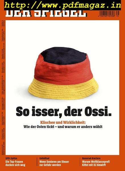 Der Spiegel – 24 August 2019 Cover