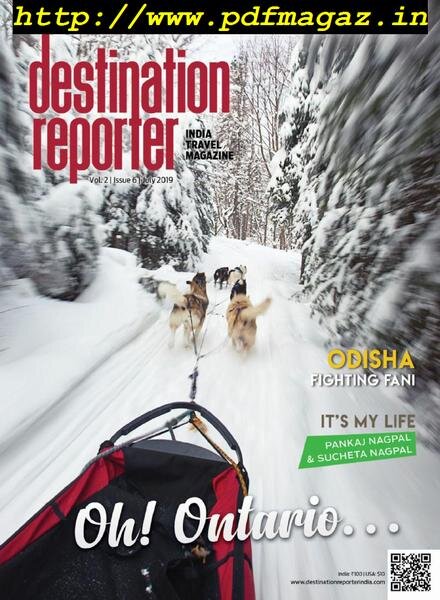 Destination Reporter – India Travel – July 2019 Cover