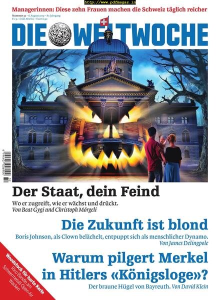 Die Weltwoche – 08 August 2019 Cover