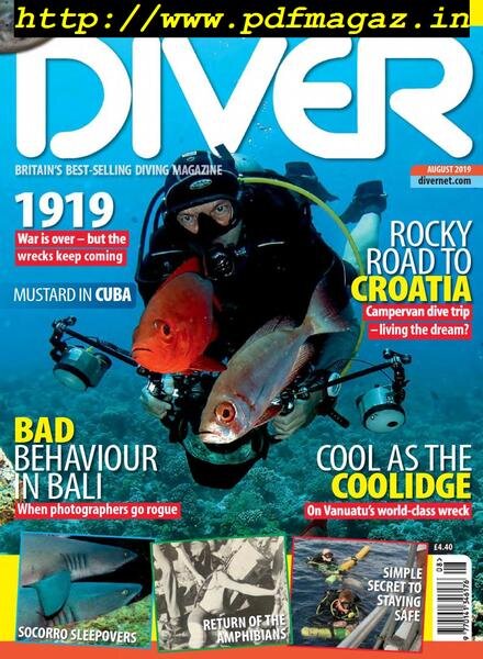 Diver UK – August 2019 Cover