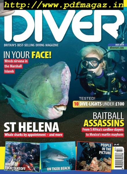 Diver UK – July 2019 Cover