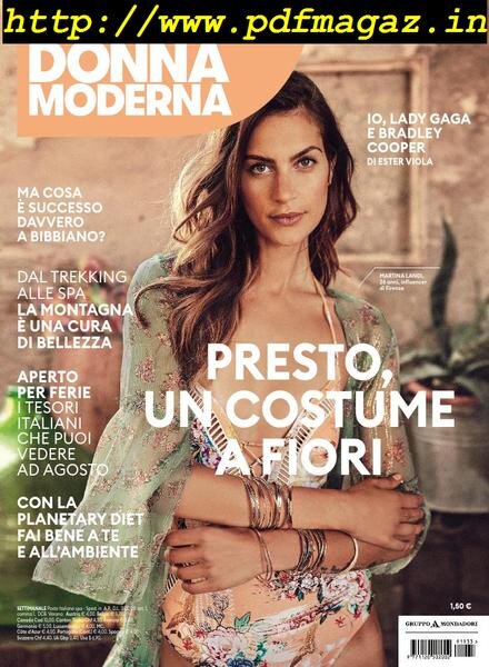 Donna Moderna – 1 Agosto 2019 Cover