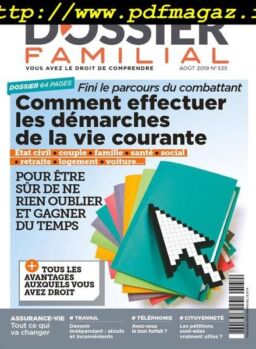 Dossier Familial – aout 2019