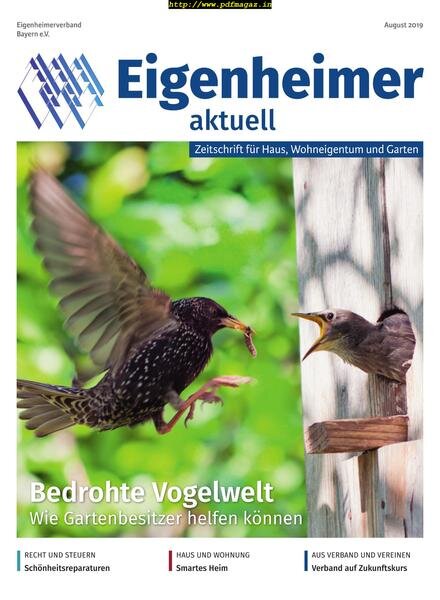 Eigenheimer aktuell – August 2019 Cover