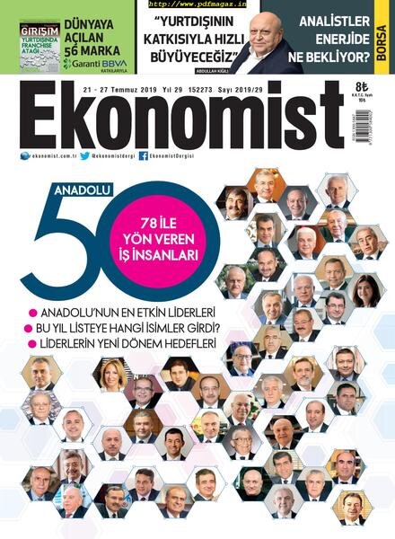 Ekonomist – 20 Temmuz 2019 Cover