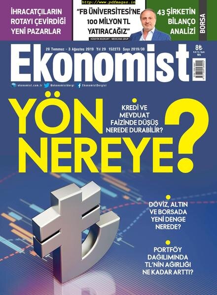 Ekonomist – 28 Temmuz 2019 Cover