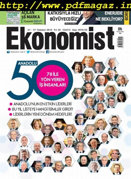 Ekonomist – Temmuz 21, 2019 Cover