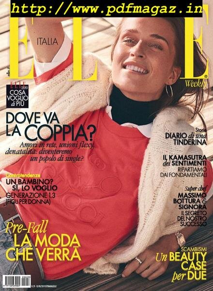 Elle Italia – 03 agosto 2019 Cover