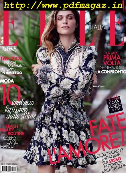 Elle Italia – 21 Agosto 2019 Cover