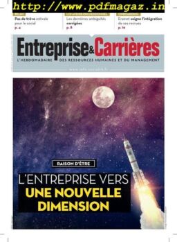 Entreprise & Carrieres – 26 aout 2019