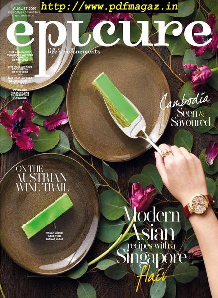 epicure Singapore – August 2019 Cover