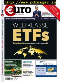 Euro am Sonntag – 20 Juli 2019