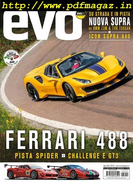 Evo Italia – Agosto-Settembre 2019 Cover