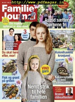 Familie Journal – 12 august 2019