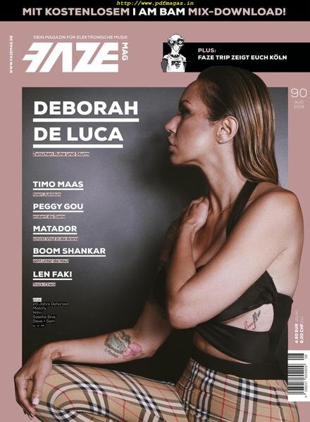 FAZE Magazin – August 2019 Cover